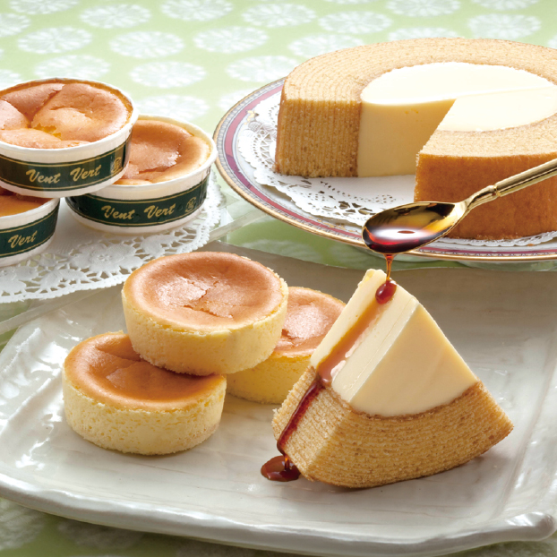 SS119 菊家 ゆふいん創作菓子ぷりんバーム&半熟チーズケーキセット しずてつストア オンラインショップ