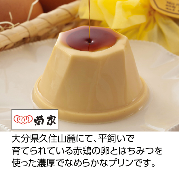 SS148 菊家 地卵はちみつぷりん 9コ しずてつストア オンラインショップ