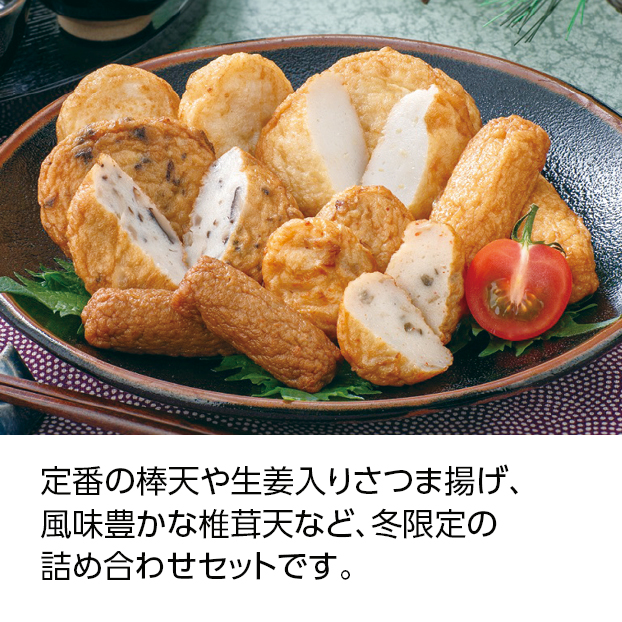 SS090 薩摩家 さつま揚げ冬限定真空詰合せ E-18 しずてつストア オンラインショップ