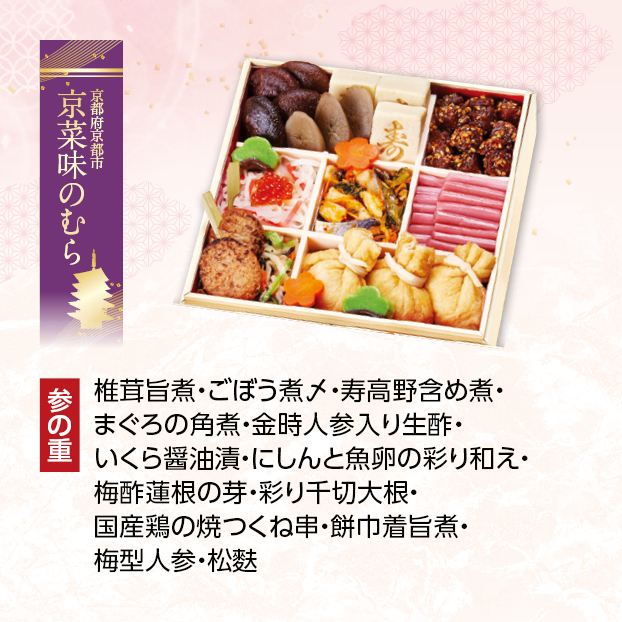 CC024 京菜味のむら 京菜味のむら 桂 しずてつストア オンラインショップ おせち 予約 受け付け中