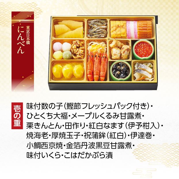 CC045 にんべん 和の華 二段重 しずてつストア オンラインショップ おせち 予約 受け付け中